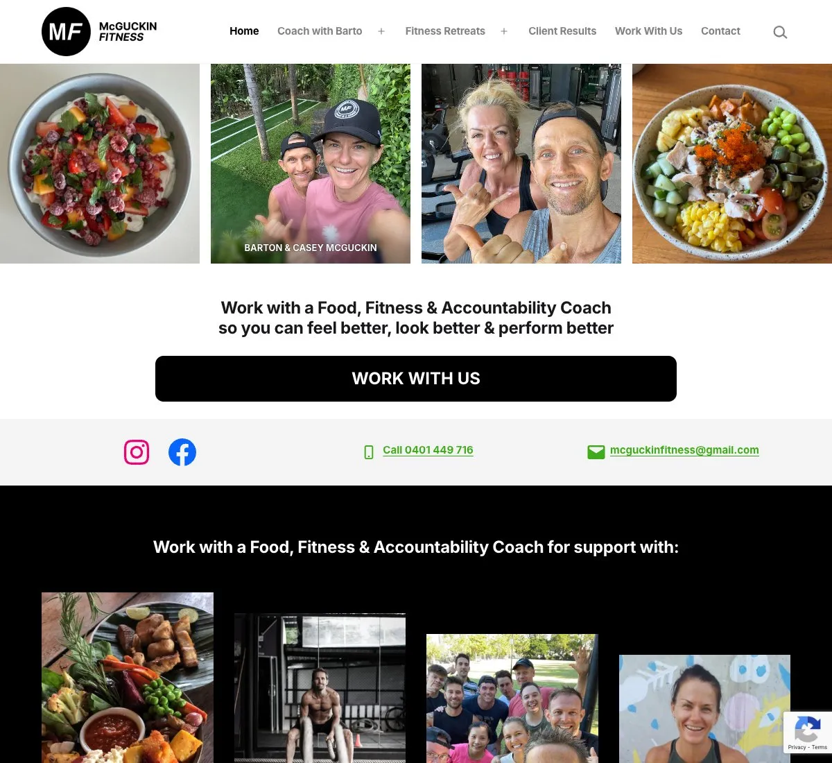 McGuckin Fitness website